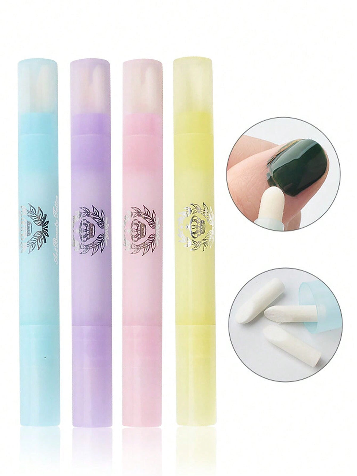 1pc Nail Cleaning Pen Nail Polish UV Gel Correction Remove Brush Pen Manicure Accessory Tool Supplies Nails Nails Supplies Nail Stuff