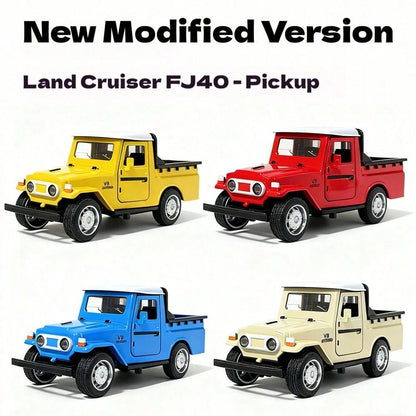 1pc New Alloy Off-Road FJ40 Pickup Truck Model, Realistic Off-Road Vehicle Collectible, Gift
