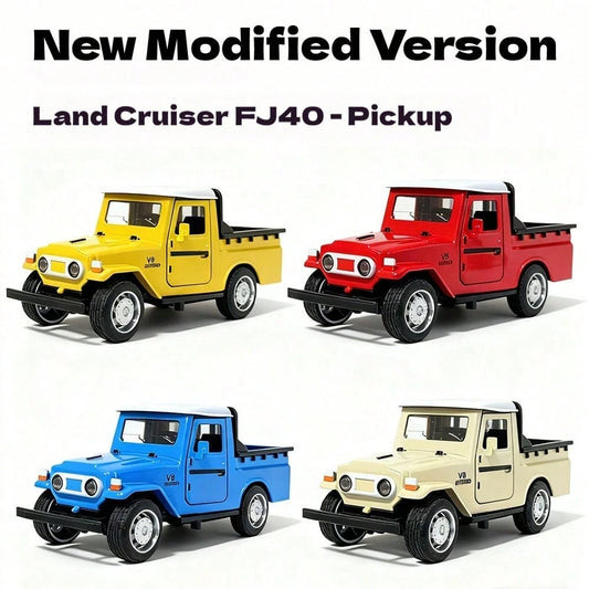 1pc New Alloy Off-Road FJ40 Pickup Truck Model, Realistic Off-Road Vehicle Collectible, Gift
