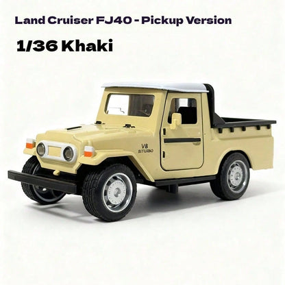 1pc New Alloy Off-Road FJ40 Pickup Truck Model, Realistic Off-Road Vehicle Collectible, Gift