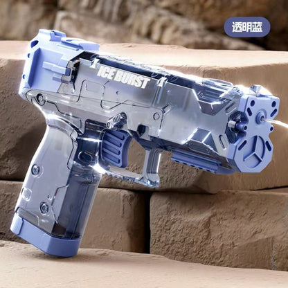 1pc New Hot-Selling Manual Water Gun Toy, Rapid-Fire Mini Water Gun For Summer Beach, Outdoor Game Toy, Transparent Shell Water Gun, Outdoor Interactive Game Toy, Birthday Gift, Holiday Gift