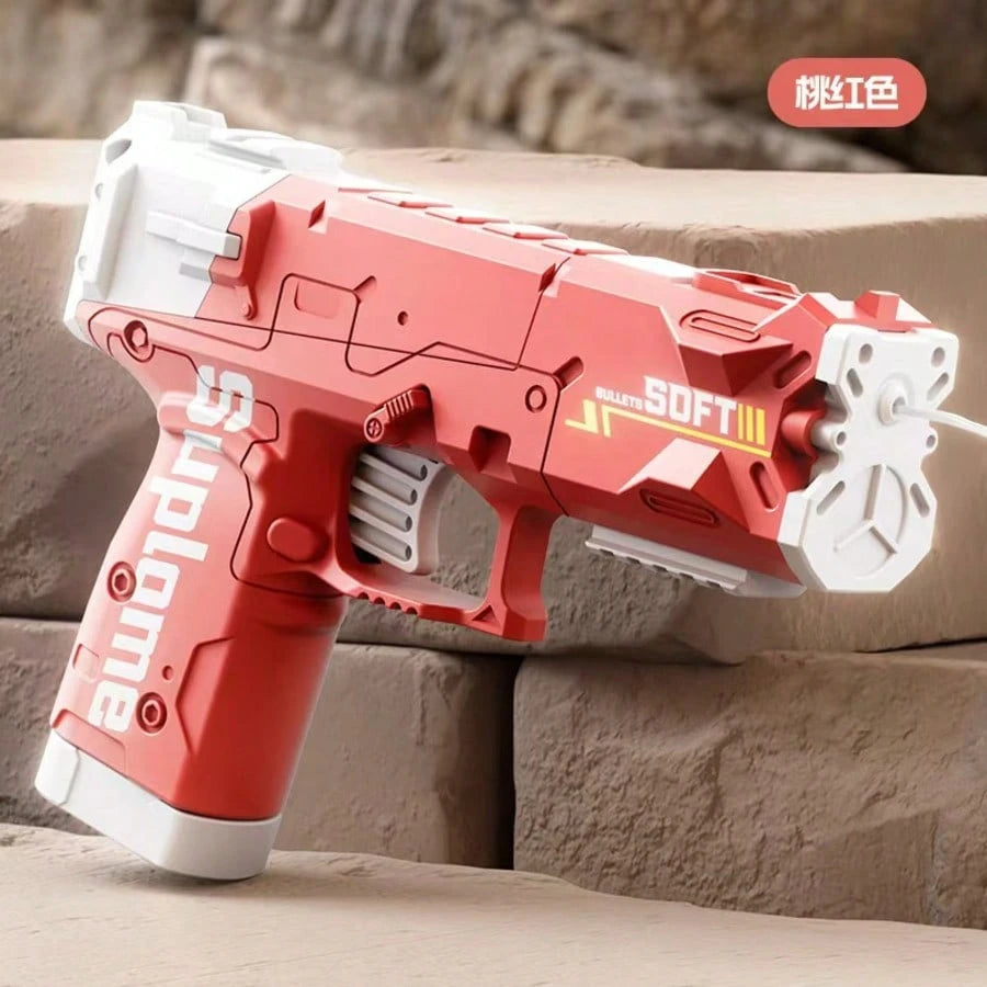 1pc New Hot-Selling Manual Water Gun Toy, Rapid-Fire Mini Water Gun For Summer Beach, Outdoor Game Toy, Transparent Shell Water Gun, Outdoor Interactive Game Toy, Birthday Gift, Holiday Gift