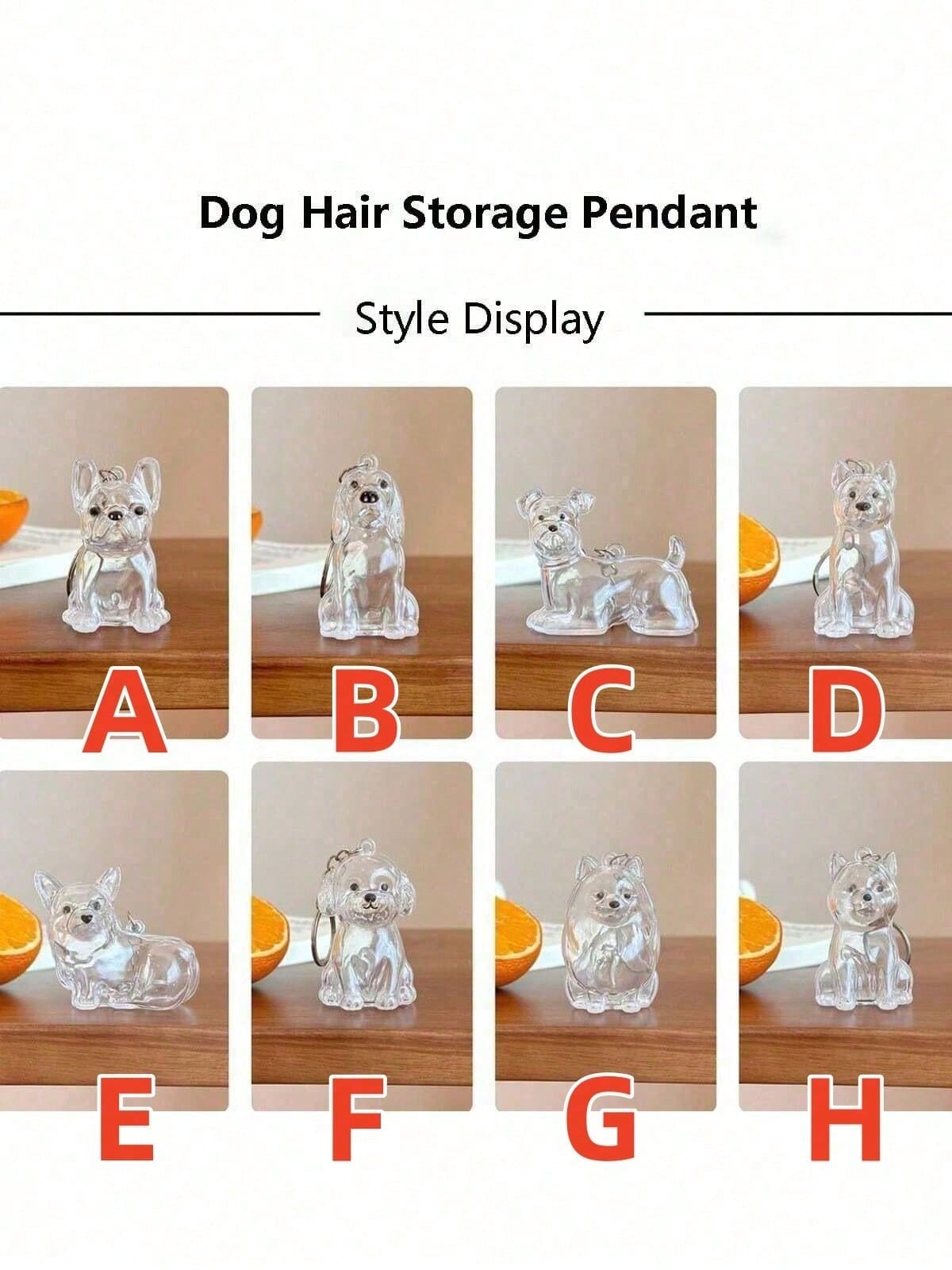 1PC PET Material Keychain With Pet Hair Storage Design-Well-Made Keychain Featuring A Sitting Dog Figure Withchain Ideal For Dog Owners- A Functional And Thoughtfulaccessory That Collects And Preser