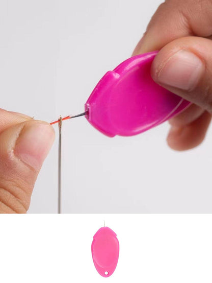 1pc Plastic Thread Stripper, Modern Plastic Needle Threader For Home