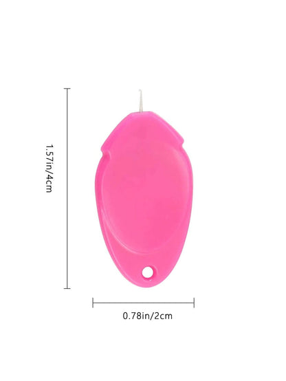 1pc Plastic Thread Stripper, Modern Plastic Needle Threader For Home