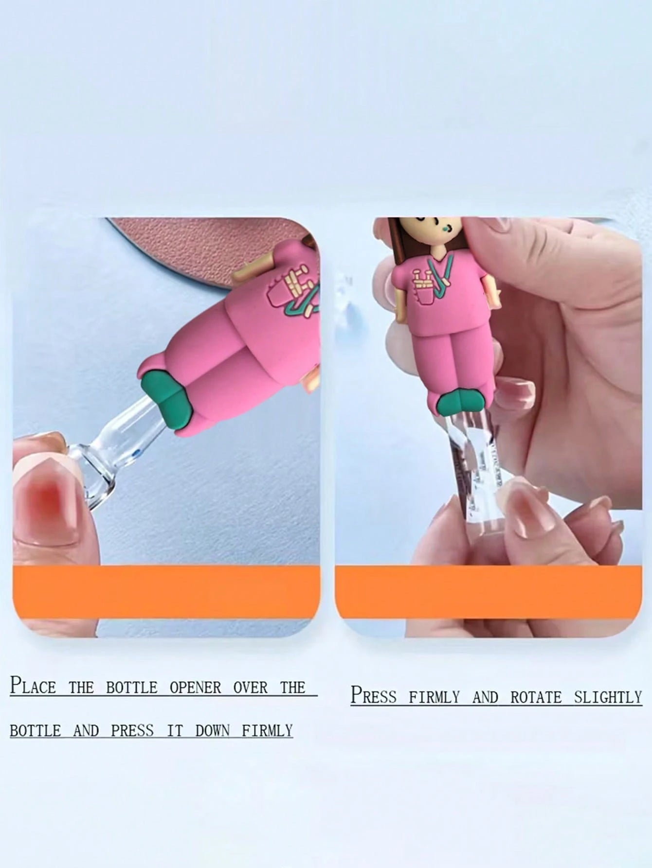 1pc Portable Ampoule Opener, Can Be Used As A Keychain, Compact And Convenient, Suitable For Ampoules, Small Bottles, Medicines, Samples, Suitable For Travel, Camping, Home Healthcare, Suitable For Do
