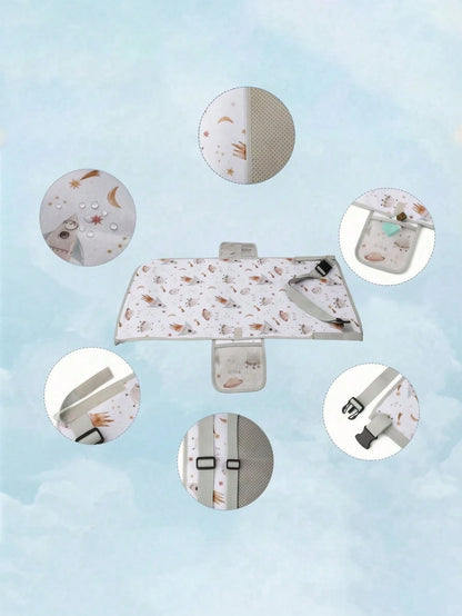1pc Portable Car Plane Travel Seat Extension Pad, Airplane Travel Hammock Bed