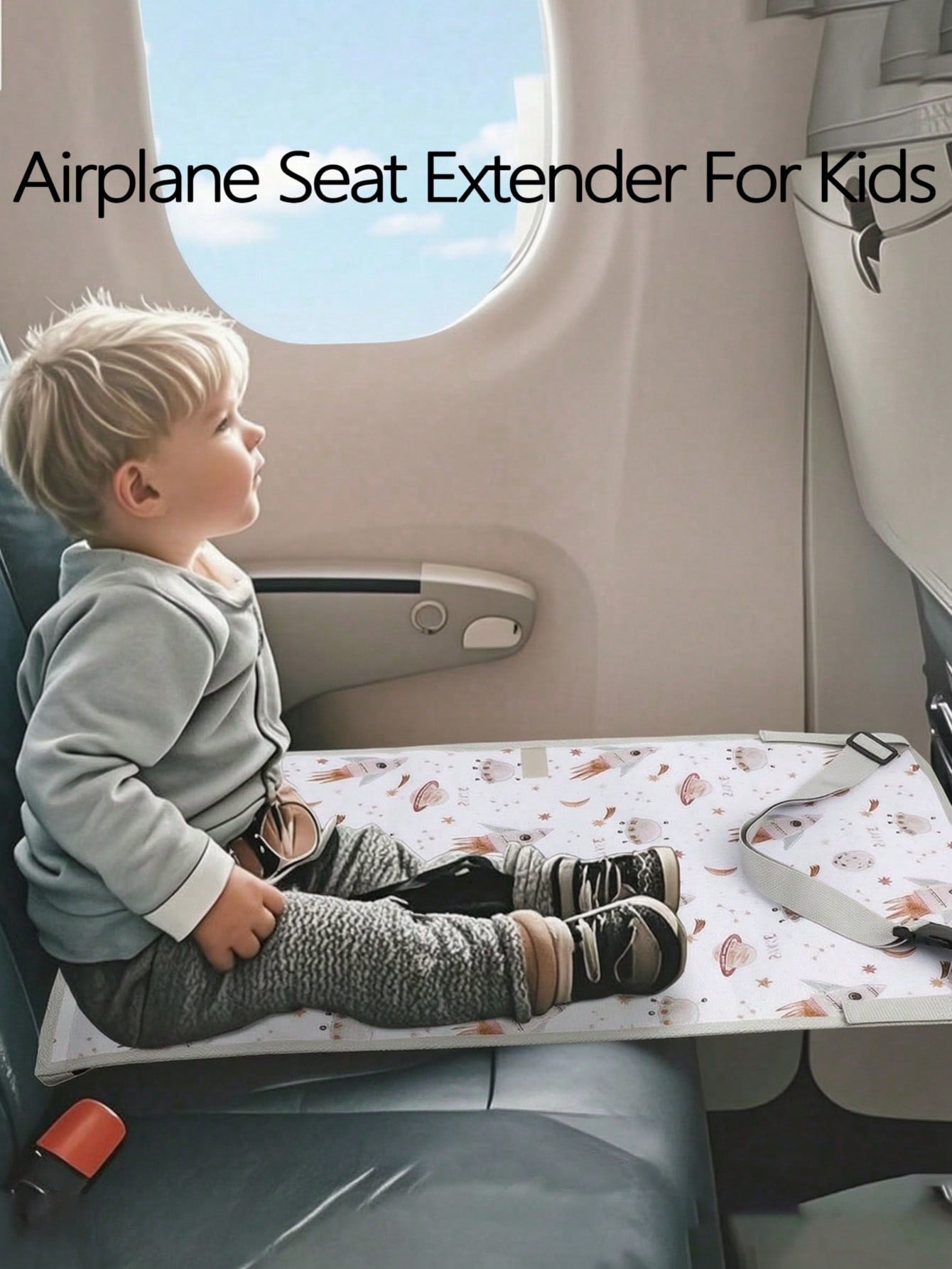 1pc Portable Car Plane Travel Seat Extension Pad, Airplane Travel Hammock Bed