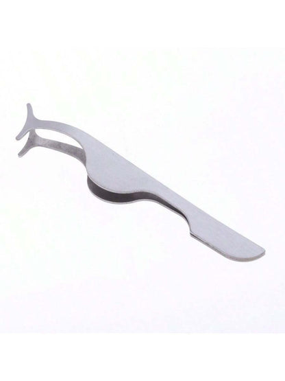 1pc Portable False Eyelash Applicator Makeup Tool Eyebrow Tweezers Extension Clip Eyelash Curler