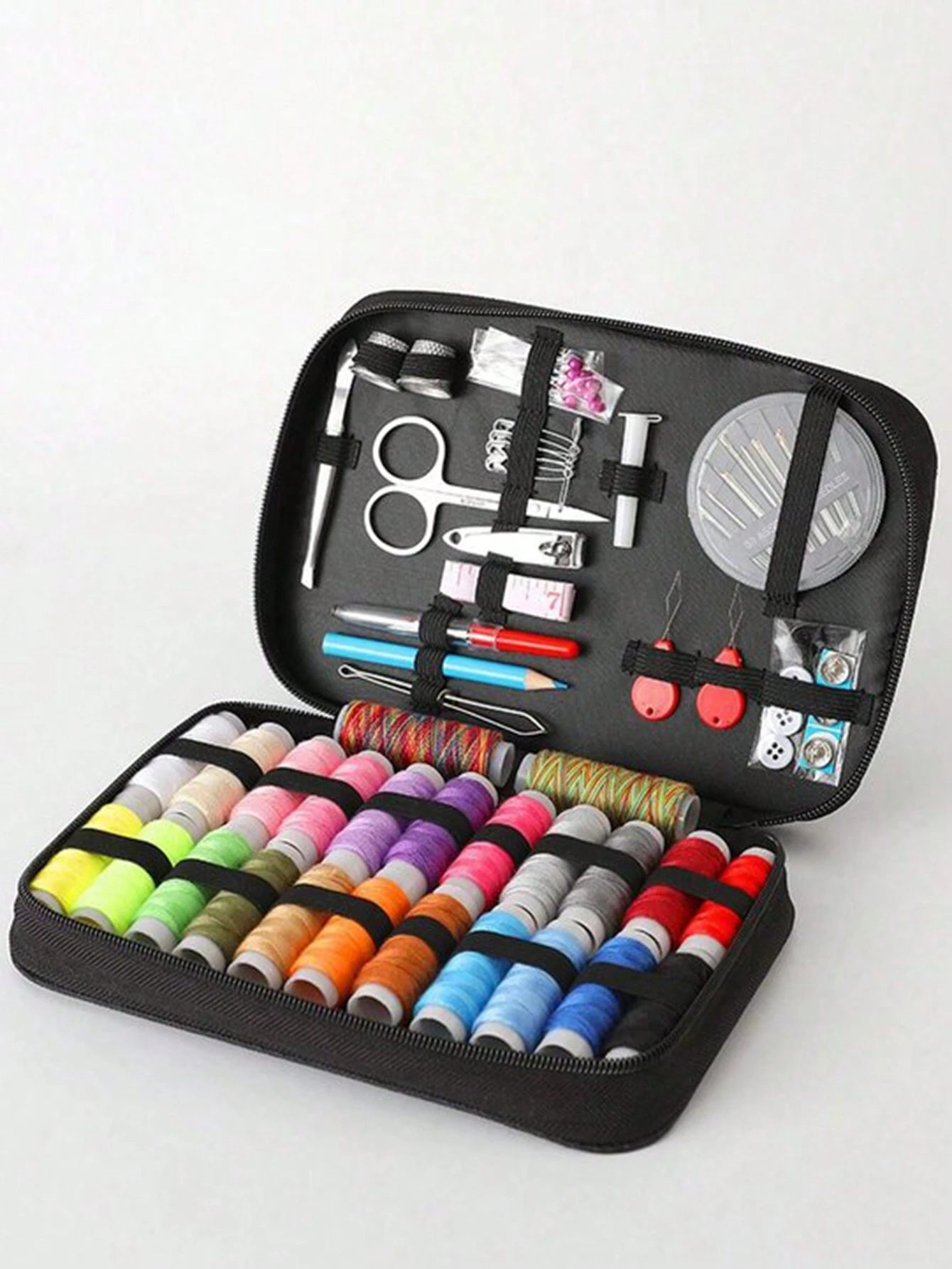 1pc Portable Sewing Kit Household Sewing Tools 10pcs/Set Thread Box Patching Needle Threader Hand Stitching Supplies Valentine DAY, Valentines Wedding, Birthday,,Sewing,Craft Supplies, Craft,Sewing