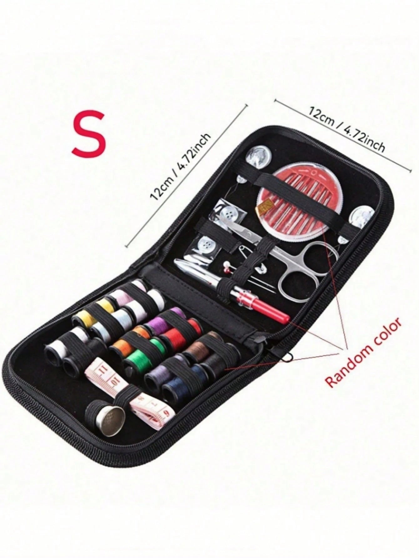 1pc Portable Sewing Kit Household Sewing Tools 10pcs/Set Thread Box Patching Needle Threader Hand Stitching Supplies Valentine DAY, Valentines Wedding, Birthday,,Sewing,Craft Supplies, Craft,Sewing