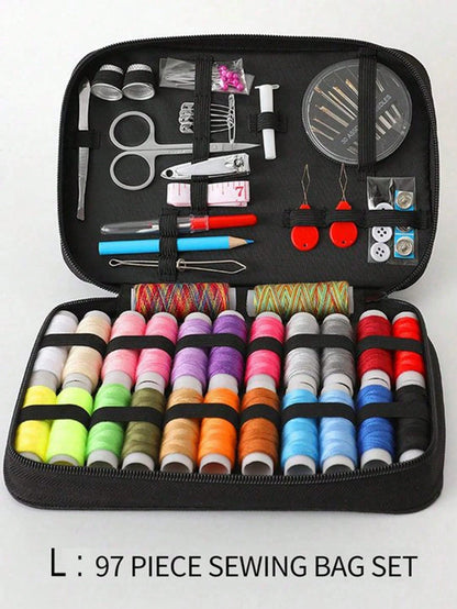 1pc Portable Sewing Kit Household Sewing Tools 10pcs/Set Thread Box Patching Needle Threader Hand Stitching Supplies Valentine DAY, Valentines Wedding, Birthday,,Sewing,Craft Supplies, Craft,Sewing