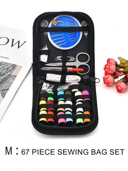 1pc Portable Sewing Kit Household Sewing Tools 10pcs/Set Thread Box Patching Needle Threader Hand Stitching Supplies Valentine DAY, Valentines Wedding, Birthday,,Sewing,Craft Supplies, Craft,Sewing