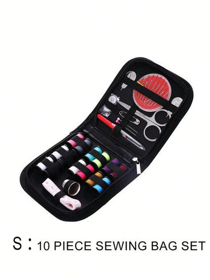1pc Portable Sewing Kit Household Sewing Tools 10pcs/Set Thread Box Patching Needle Threader Hand Stitching Supplies Valentine DAY, Valentines Wedding, Birthday,,Sewing,Craft Supplies, Craft,Sewing