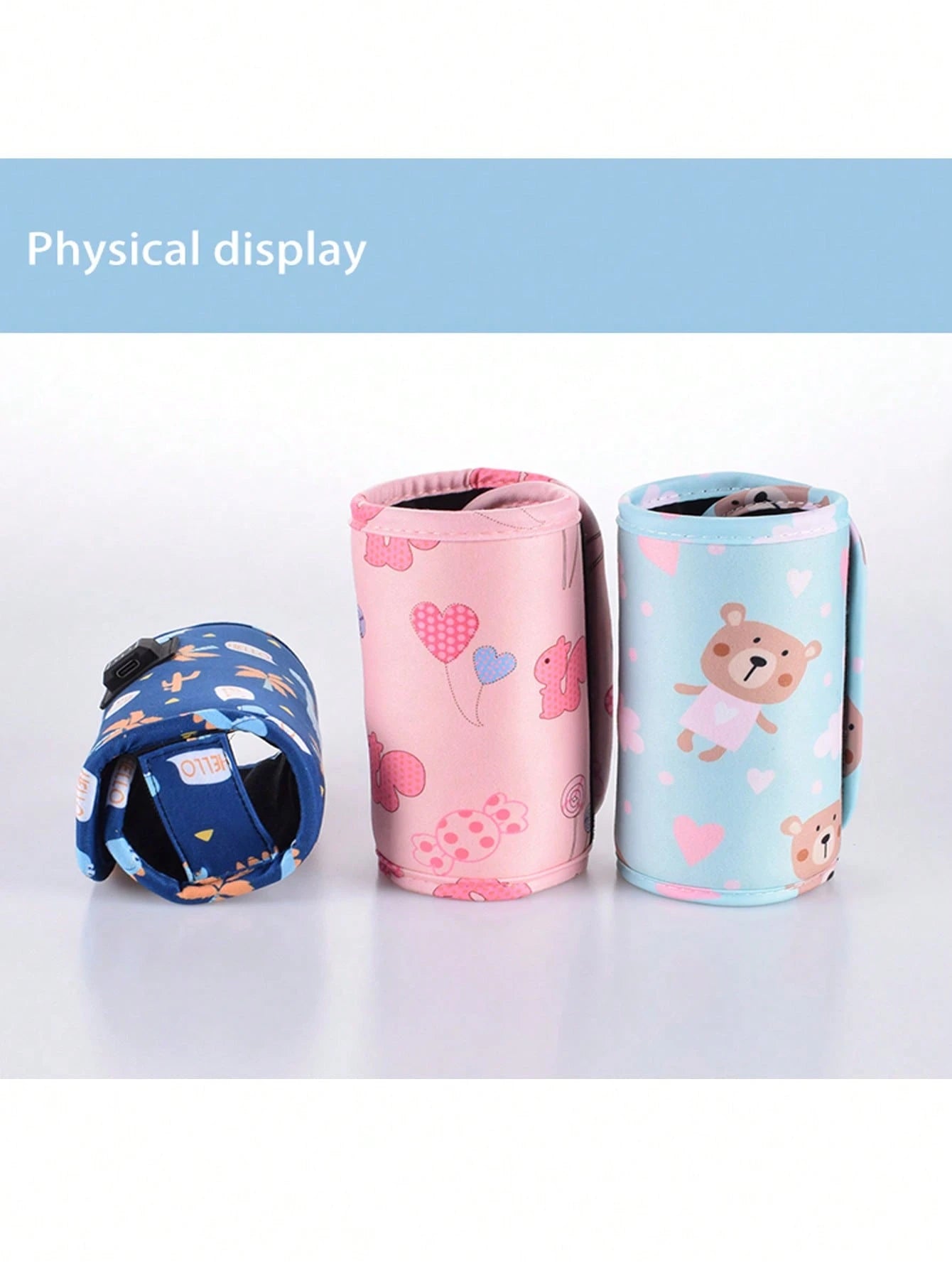 1pc Portable USB Milk Bottle Warmer, Constant Temperature Milk Bag For Outdoor Use