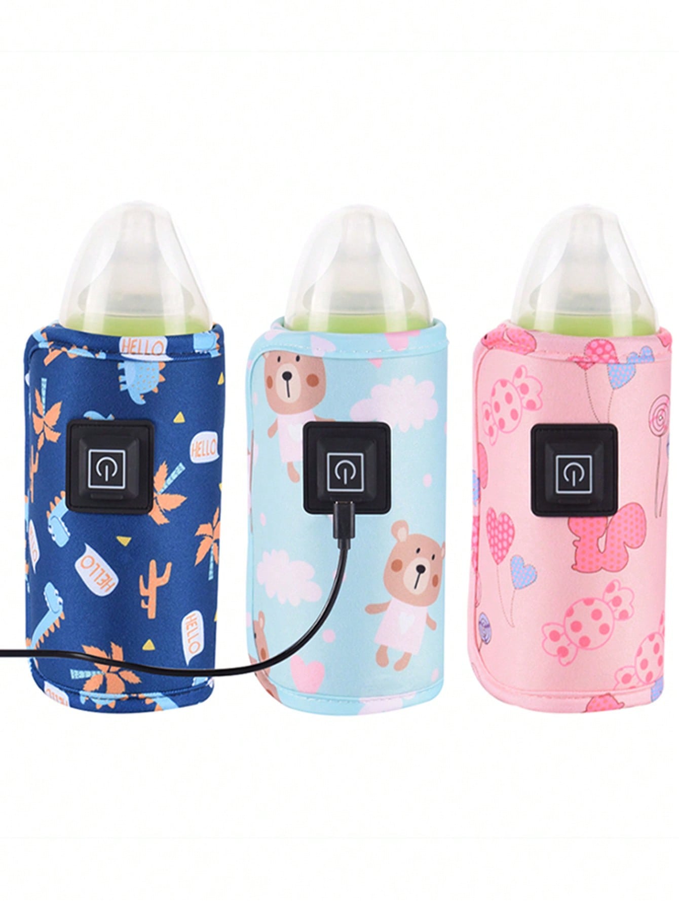 1pc Portable USB Milk Bottle Warmer, Constant Temperature Milk Bag For Outdoor Use