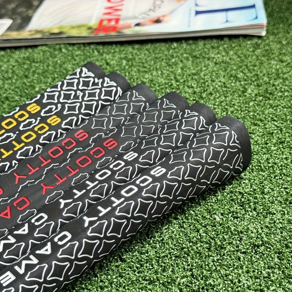 1PC Putter Grip, Lightweight Durable Rubber Putter Handle, Shock-Absorbing Non-Slip Texture, Grip Professional & Amateur