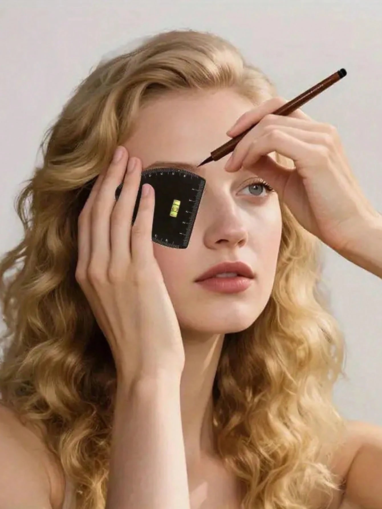 1pc Reusable Eyebrow Shaping Template Kit, Quick Eyebrow Shaping Assist Tool, Eyebrow Stencil, Suitable For Beginners To Professionals, Beauty Tool, Affordable Price, Can Be Used For Room Decor, Vanit