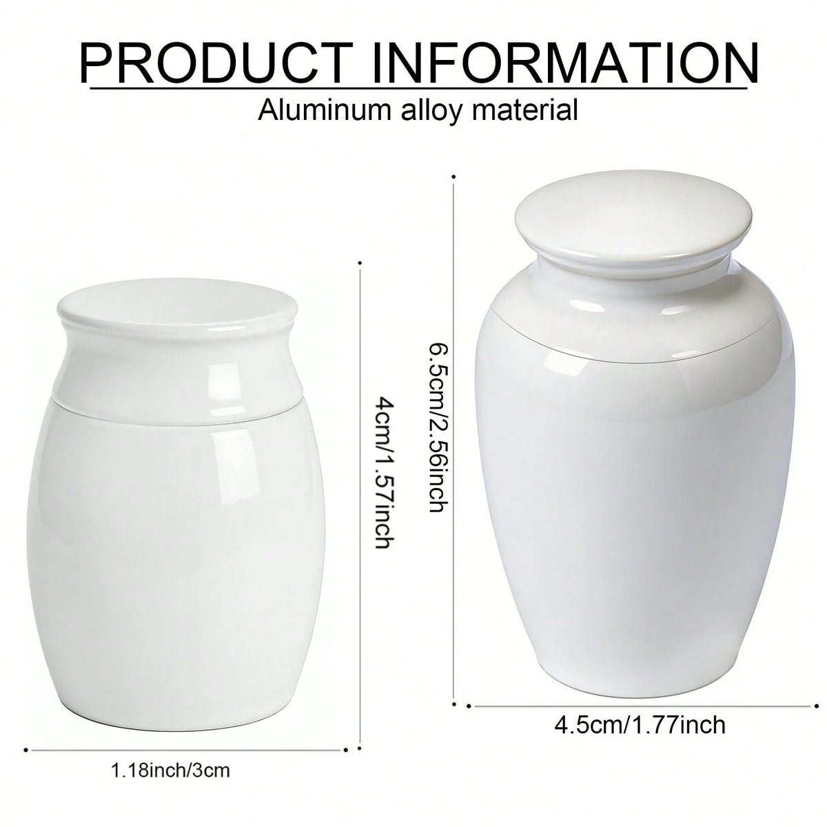 1pc Round White Porcelain Urn For Ashes, Available In Large And Small Sizes, Starry Blue Light Winged Cat And Dog Ashes And Hair Preservation Ceramic Jar