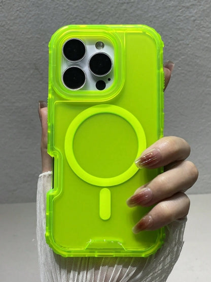 1pc Silicone Cute Magnetic Gradient Color Magnetic Wireless Charging Phone Case Soft Silicone Back Cover Candy Color Compatible With IPhone 17 Air 16 15 14 13 12 11 Pro Max Plus Spring Gift