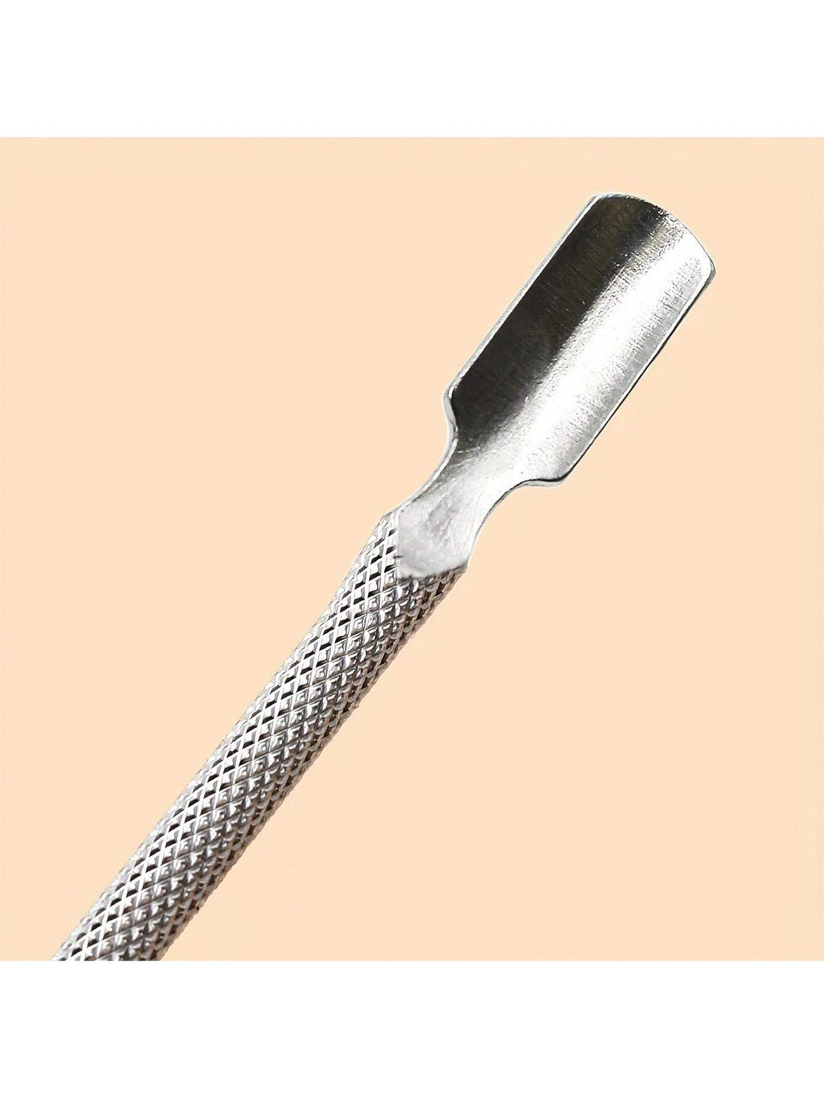 1pc Silver Nail & Cuticle Pusher Tool For Manicure And Pedicure, Professional Nail Cleaning And Design Tool, Diy At Home Or For Nail Salons Nails Nails Supplies Nail Stuff