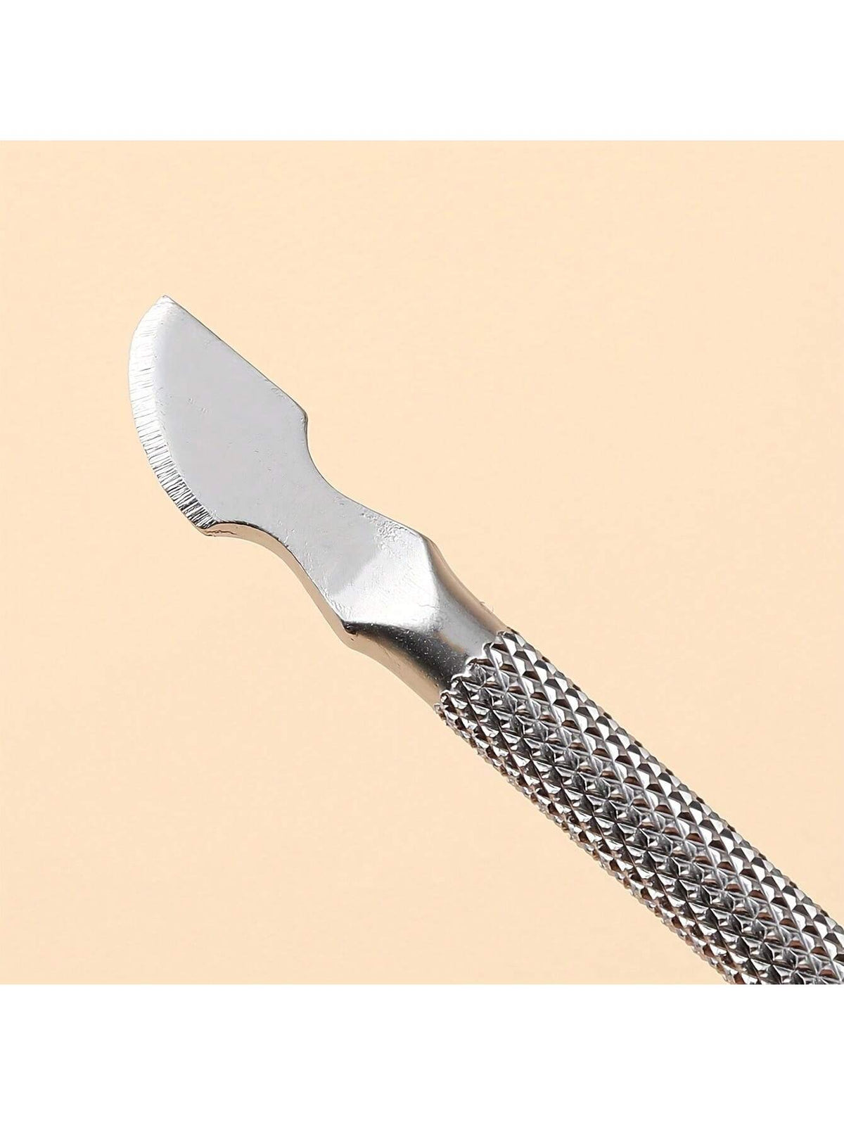 1pc Silver Nail & Cuticle Pusher Tool For Manicure And Pedicure, Professional Nail Cleaning And Design Tool, Diy At Home Or For Nail Salons Nails Nails Supplies Nail Stuff
