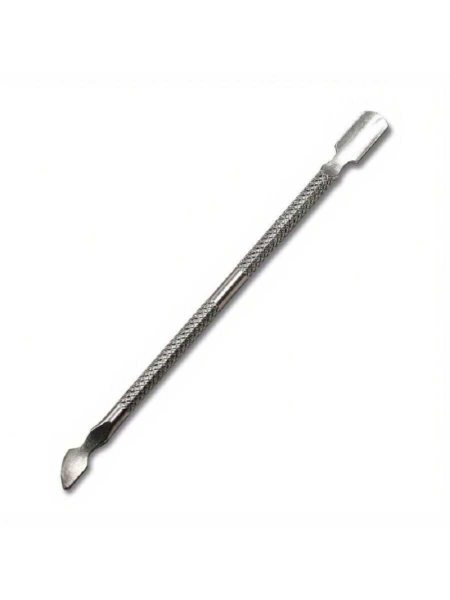 1pc Silver Nail & Cuticle Pusher Tool For Manicure And Pedicure, Professional Nail Cleaning And Design Tool, Diy At Home Or For Nail Salons Nails Nails Supplies Nail Stuff