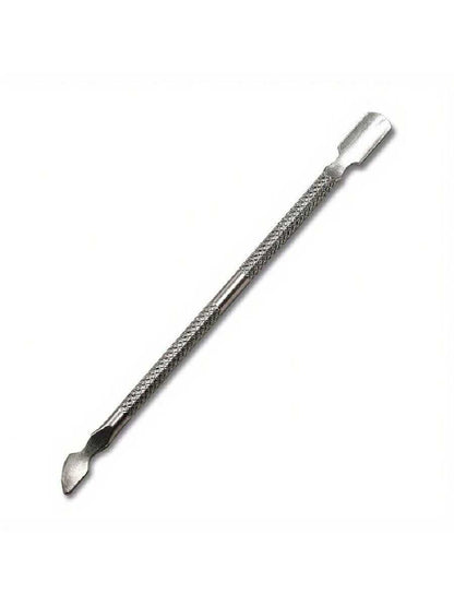 1pc Silver Nail & Cuticle Pusher Tool For Manicure And Pedicure, Professional Nail Cleaning And Design Tool, Diy At Home Or For Nail Salons Nails Nails Supplies Nail Stuff