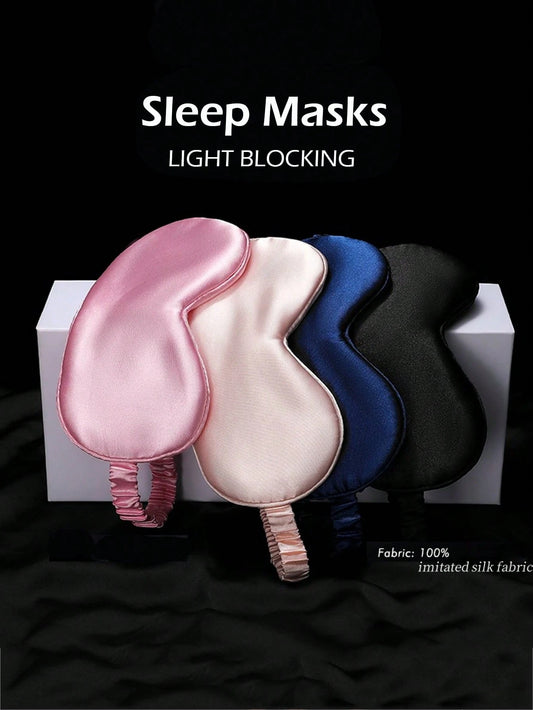 1PC Sleep Mask For Side Sleeper Women Men, Eye Mask For Sleeping Light Blocking, 3D Contoured Cup Sleeping Mask, Soft Breathable Sleep Eye Mask With Adjustable Elastic Strap For Flight Nap,School,Back