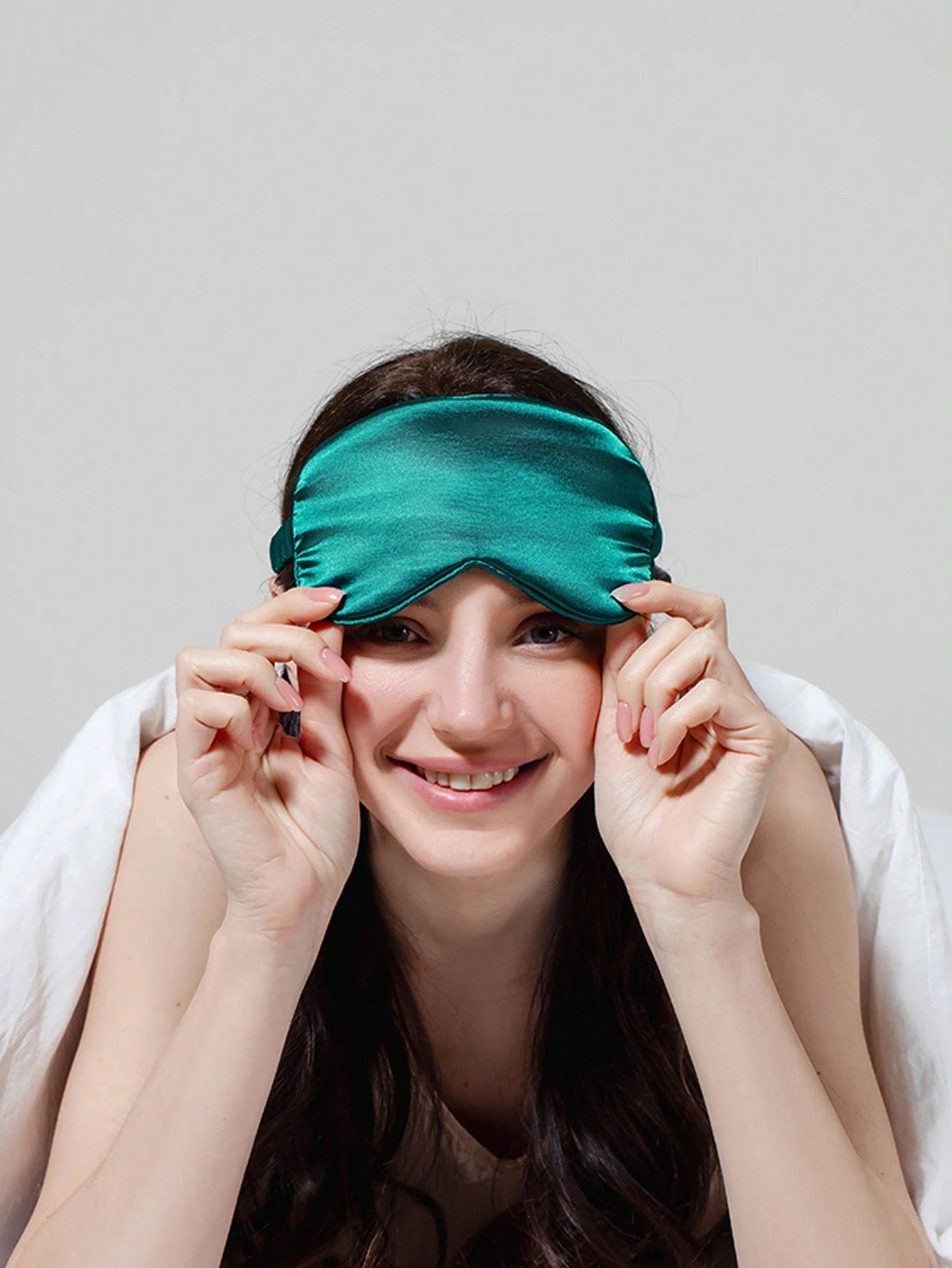 1PC Sleep Mask For Side Sleeper Women Men, Eye Mask For Sleeping Light Blocking, 3D Contoured Cup Sleeping Mask, Soft Breathable Sleep Eye Mask With Adjustable Elastic Strap For Flight Nap,School,Back