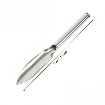 1pc Stainless Steel Pointed Garden Trowel, 12.2 Inches/31cm Long, Gardening Tool For Digging Vegetables, Loosening Soil, Planting Flowers, Small Cultivator Weeding Tool For Home And Garden Use