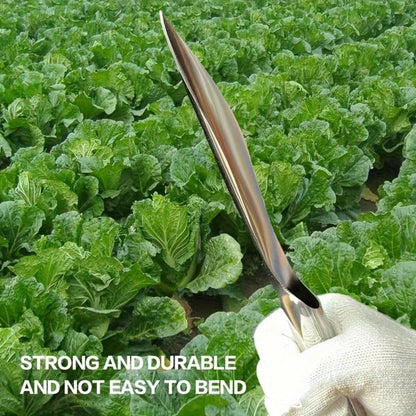 1pc Stainless Steel Pointed Garden Trowel, 12.2 Inches/31cm Long, Gardening Tool For Digging Vegetables, Loosening Soil, Planting Flowers, Small Cultivator Weeding Tool For Home And Garden Use