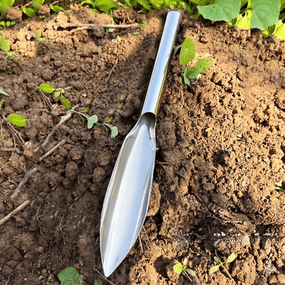 1pc Stainless Steel Pointed Garden Trowel, 12.2 Inches/31cm Long, Gardening Tool For Digging Vegetables, Loosening Soil, Planting Flowers, Small Cultivator Weeding Tool For Home And Garden Use