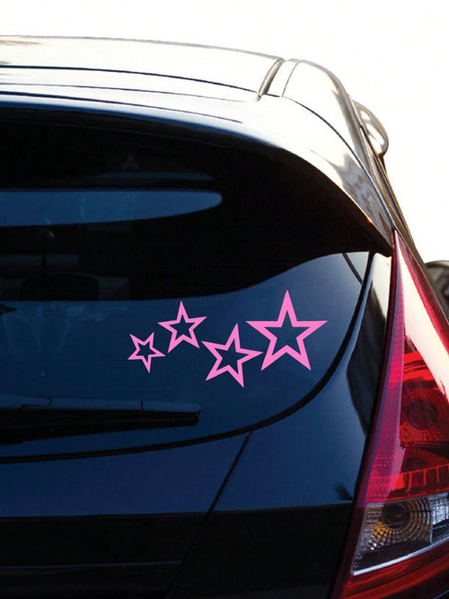 1pc Star Pattern Car Sticker