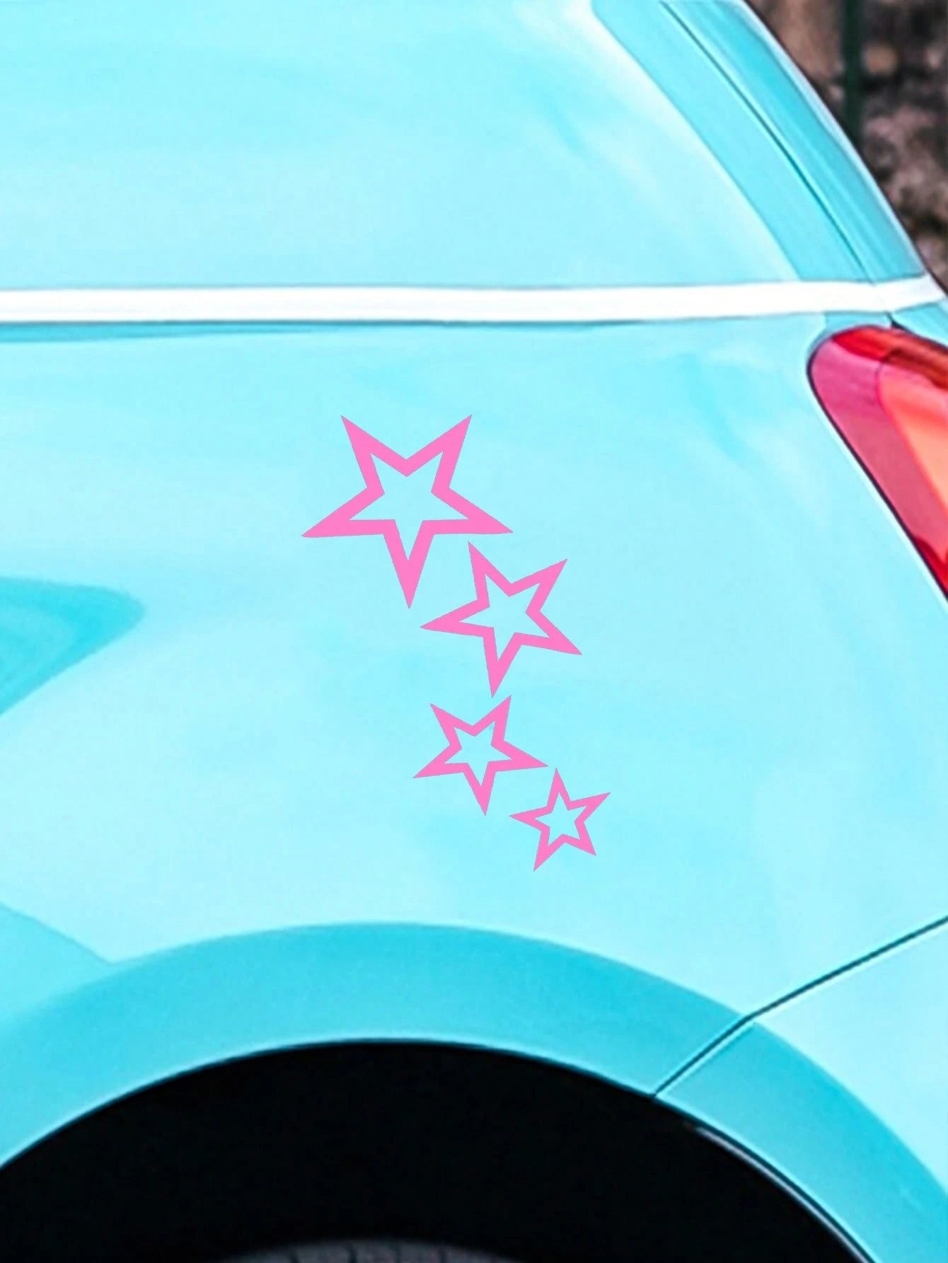 1pc Star Pattern Car Sticker