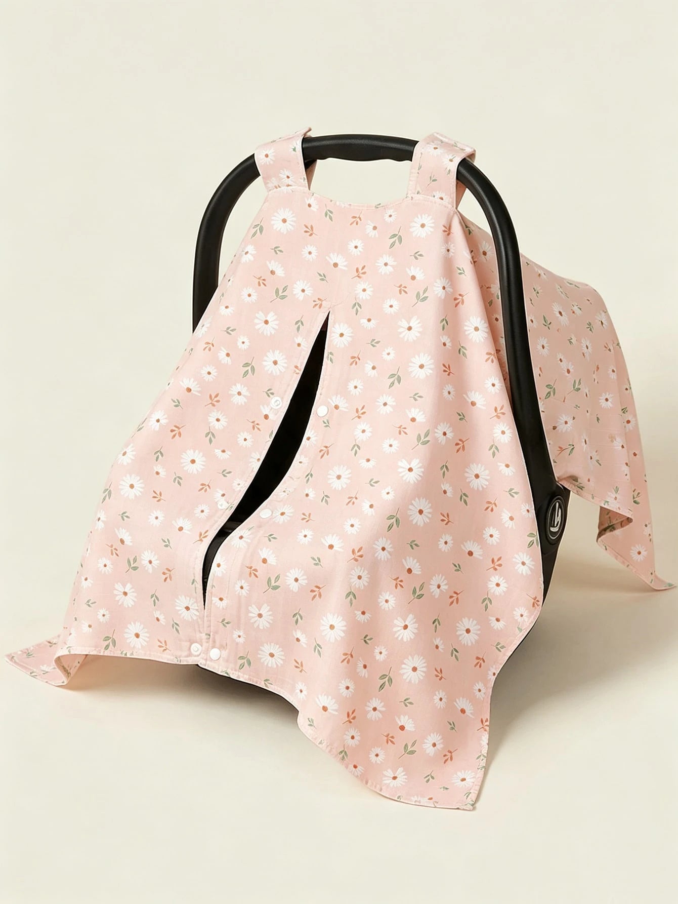 1pc Summer Lightweight Baby Stroller Cover, Universal Protective Sunshade Canopy, Baby Car Seat Windproof & Dustproof Cover, Unisex