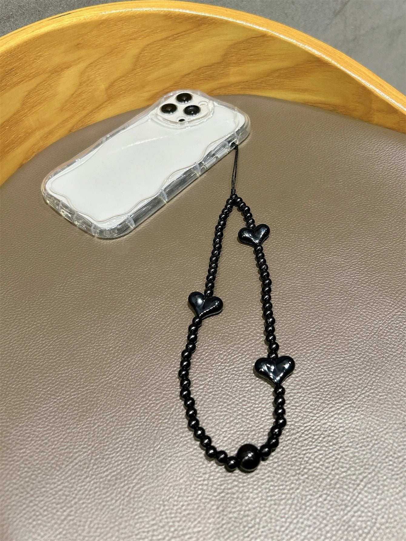 1pc Sweet & Cool Heart Shaped Accessory Strap For Phone Case, Wrist Band, Earphone, Etc. (Japanese & Korean Style) Gifts For Mother, Family, Friends, Birthday, Holiday Phone Charm, Phone Chain