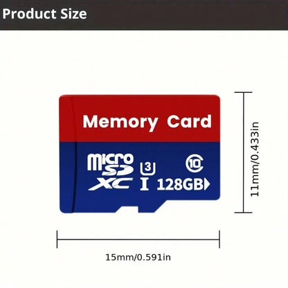 1PC TF Memory Card High Capacity 256GB, 128GB, 64GB, 32GB High-Speed SD Card Compatible With Computers, Digital Cameras, Audio Systems, Dashcams, And Smartphones