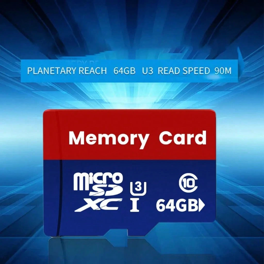 1PC TF Memory Card High Capacity 256GB, 128GB, 64GB, 32GB High-Speed SD Card Compatible With Computers, Digital Cameras, Audio Systems, Dashcams, And Smartphones