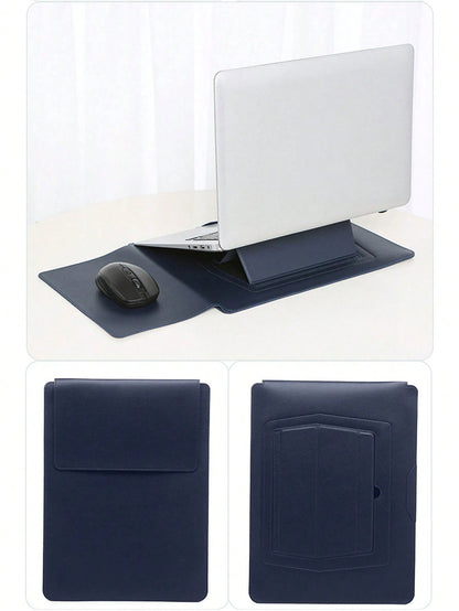 1pc Travel Lightweight Laptop Stand Sleeve Bag, Laptop Cooling Sleeve Bag, Suitable For 13" & 15" Tablets/Laptops, Convenient Office Stand Support