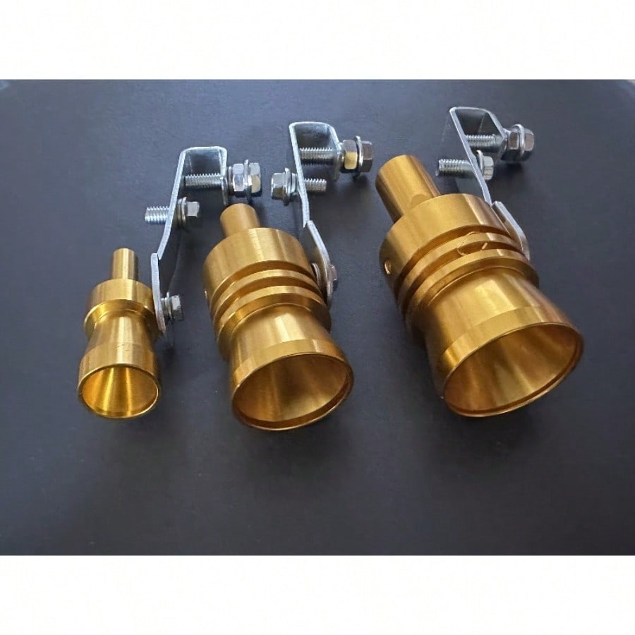 1pc Turbo Exhaust Tip Simulator, Aluminum Exhaust Valve Noise Generator, Suitable For Motorcycles, Trucks, Cars, Off-Road Vehicles- Styling Accessory, Motorcycle Upgrade, Fashionable Auto Parts, Fun