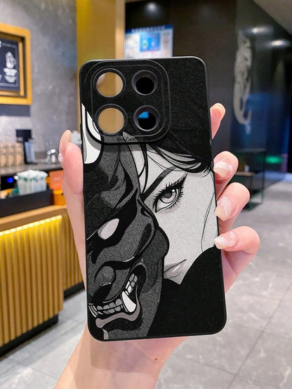1pc Underwater Girl Camera Shockproof Phone Case Compatible With Apple, Compatible With Galaxy, Compatible With Infinix, Compatible With Redmi, Compatible With OPPO, Compatible With VIVO, Compatible W