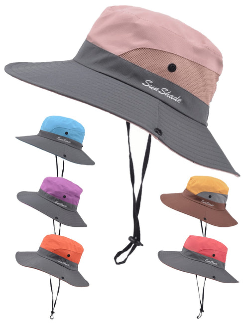 1pc Unisex Sun Protection Bucket Hat, Women's Summer Sun Hat, Outdoor Quick-Dry Hat, Suitable For Matching With Summer Outfits And Dresses