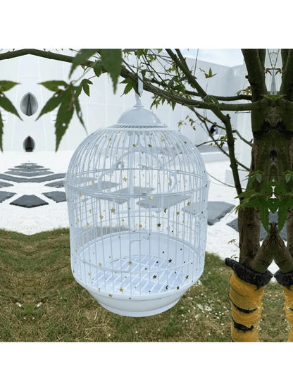 1pc Universal Bird Cage Cover 360 Degrees Covering Bird Cage Mesh Net Elastic Birdcage Cover Soft Bird Seed Guard Skirt For Home Bird Cage Cover Shell Skirt Net Easy Cleaning Seed Catcher Guard Bird C