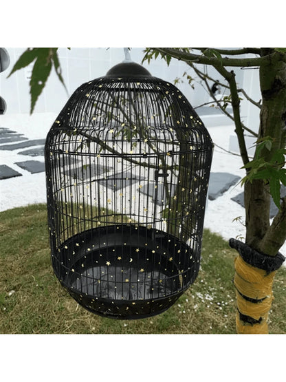 1pc Universal Bird Cage Cover 360 Degrees Covering Bird Cage Mesh Net Elastic Birdcage Cover Soft Bird Seed Guard Skirt For Home Bird Cage Cover Shell Skirt Net Easy Cleaning Seed Catcher Guard Bird C
