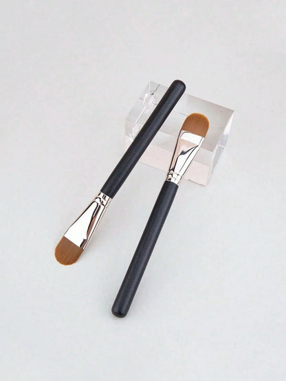 1pc Upgraded DM-191 Flat Circular Ultra-Thin Concealer Foundation Makeup Brushes,For Professional Liquid Foundation And Concealer Contouring Portable Multi-Functional Makeup Brush For Face: Foundation