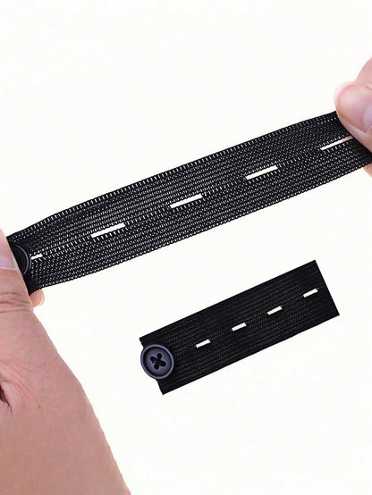 2/3/4/5pcs Elastic Waist Extender,Waistband Extender Buckle, Elastic Adjustable Pants Extension,Pants Button Extension Belt, Maternity Pants Stretch Button, Adjustable Button Extension Buckle, Suitabl