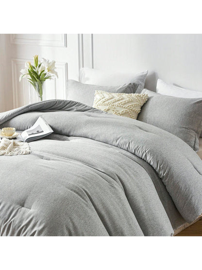 2/3-Piece Soft Luxury Bed Comforter Set Queen, Boho Cationic Dyeing Breathable Fluffy Bed Sets With 1 Comforter And 1 Or 2 Pillow Shams For All Season, Bedding Set, Room Decor, Bedroom Decor, Ideal