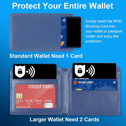 2/4 Pcs RFID Blocking Cards- Durable And Portable Design To Protect Your Credit/Debit Cards- Minimalist Style, Suitable For Daily Use, Anniversary Gift, Fun Gift, Small Gift, Gift Idea