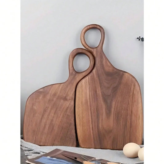 2 PCS Compact Wooden Cutting Board Set For Couples, Small Fruit & Bread Charcuterie Board, Kitchen Decor & Anniversary.
